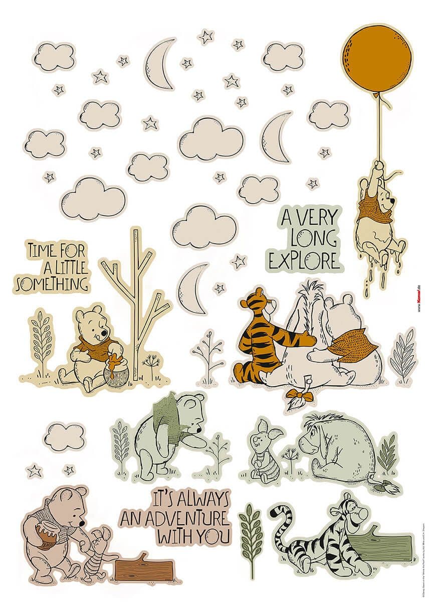 Disney Winnie The Pooh The Hundred Acre Wood Wall Stickers Disney