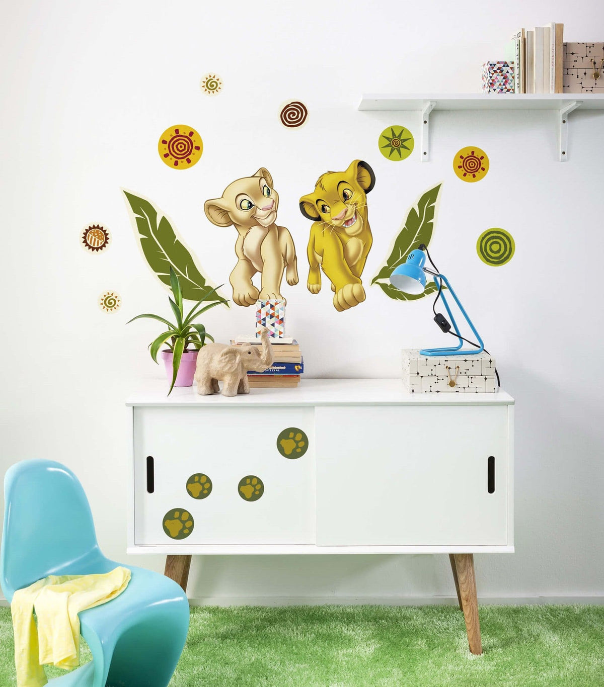 Lion King Simba and Nala Wall Stickers Disney
