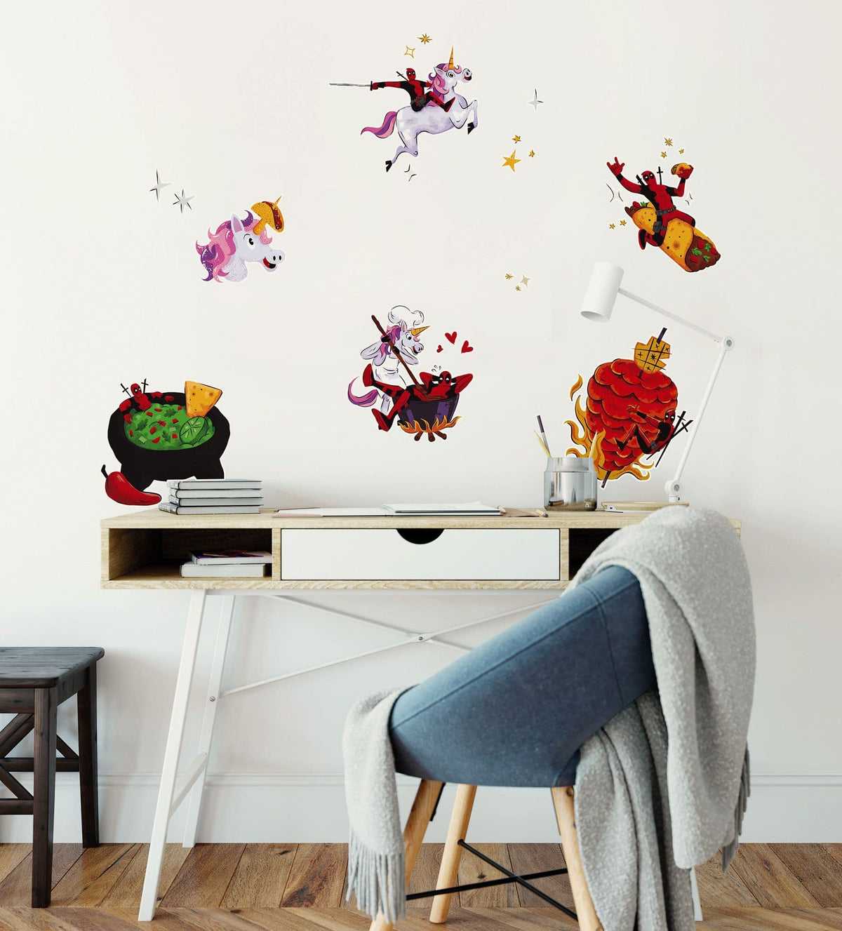 Marvel Deadpool Food Wall Stickers Marvel