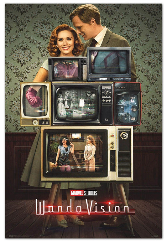 Wandavision Life On TV Poster Marvel