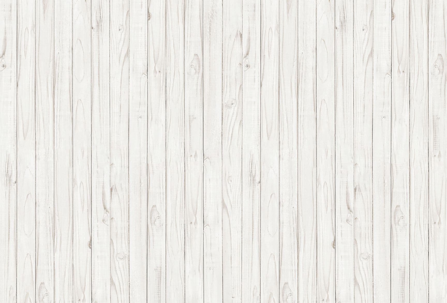 White Wooden Wall Planks Imitation Wallpaper Mural Idealdecor