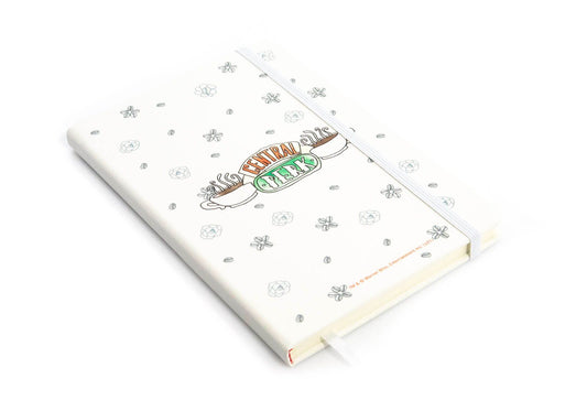 Central Perk Friends White Diary Film Gifts Hardcover A5 Lined Notebook 