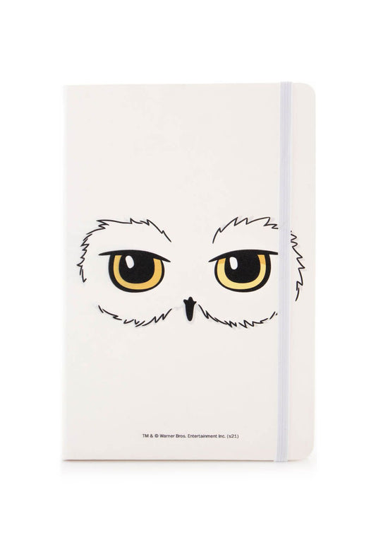 Harry Potter White Owl Lined Hardcover A5 Notebook 