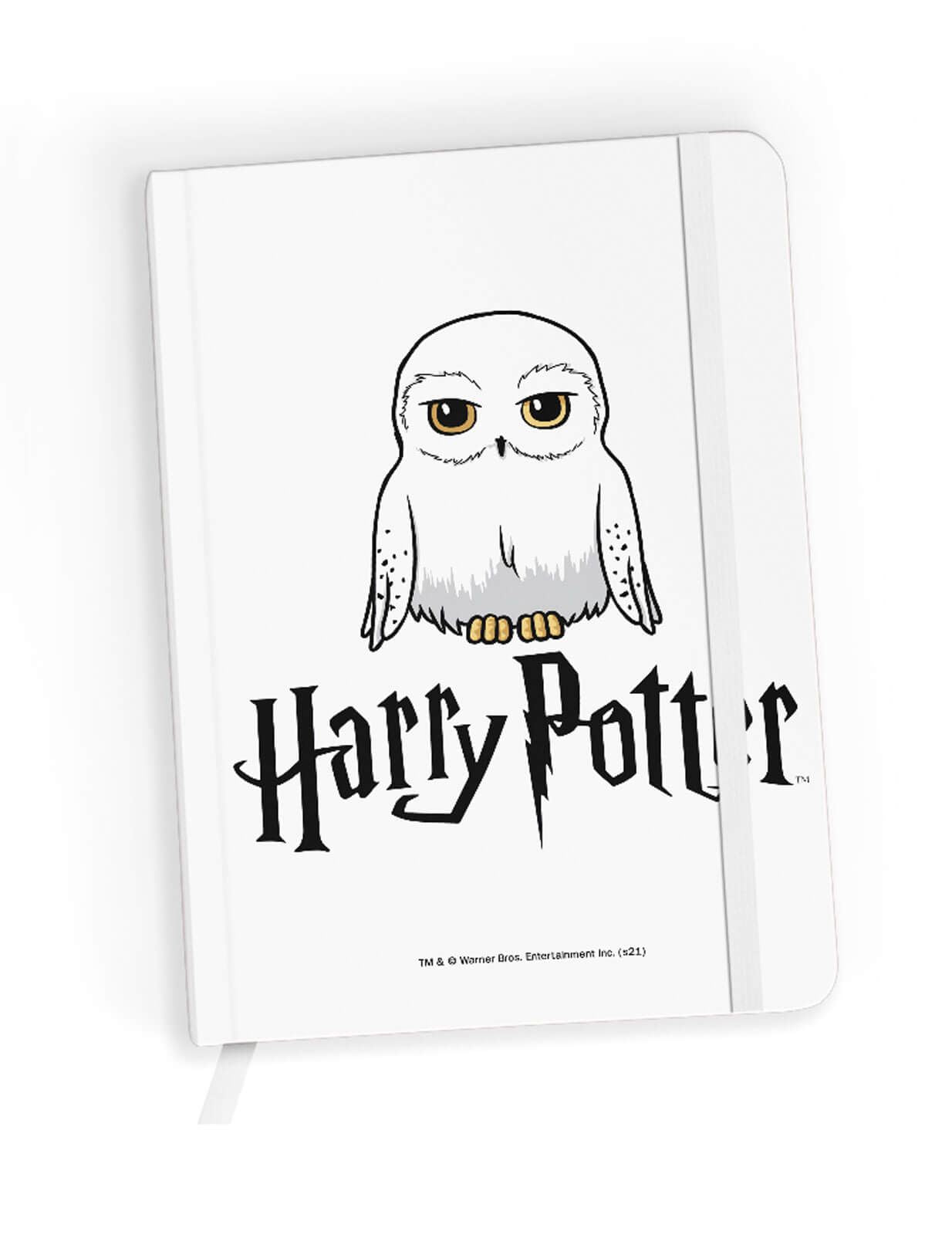 Harry Potter Hedwig Owl A5 Checked Hardcover Notebook 