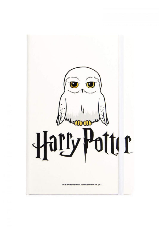 Harry Potter Hedwig Owl A5 Lined Hardcover Notebook 