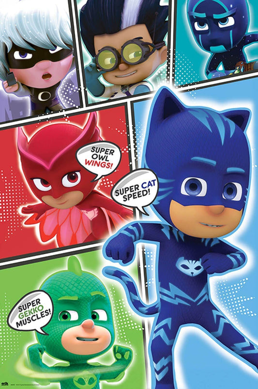 Movie Poster PJ Masks 61cm x 91.5cm (24" x 36")